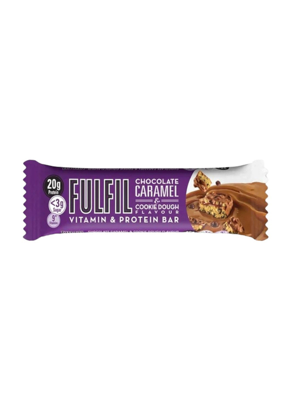 Fulfil Chocolate Caramel & Cookie Dough Bar, 55g