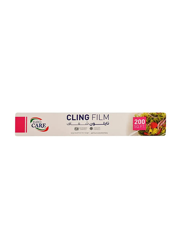 Euro Care Cling Film Wraps, 200 Sq.ft
