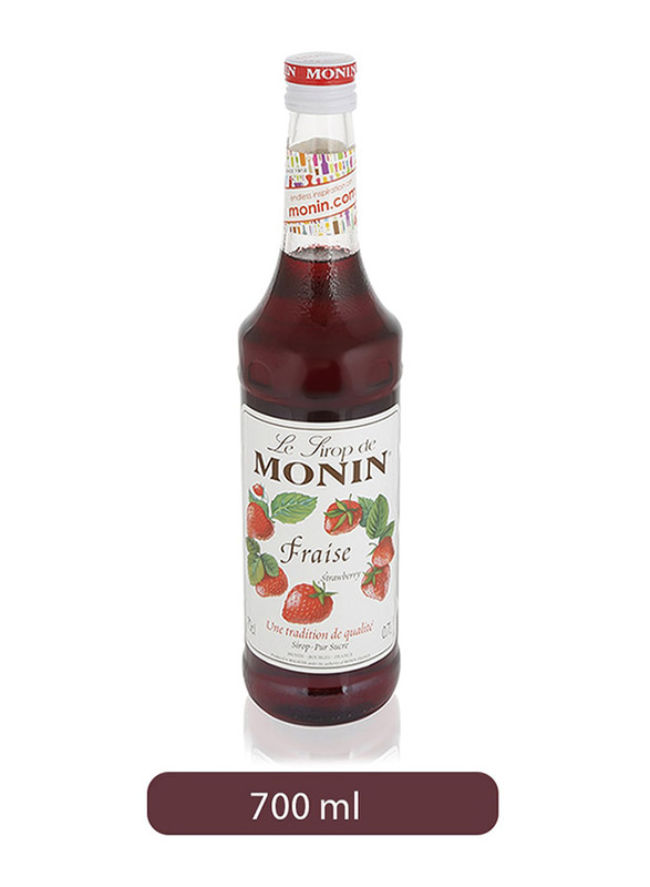 Monin Strawberry Syrup Bottle, 700ml