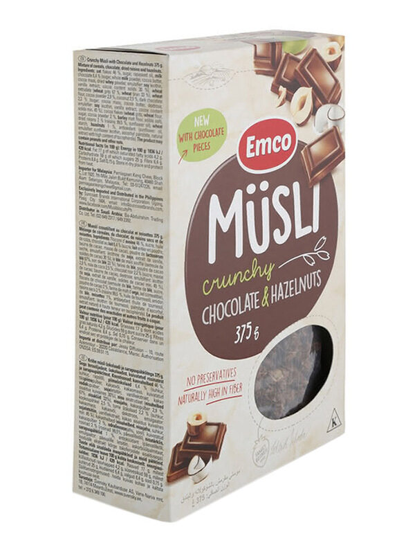 

Emco Chocolate & Hazelnuts Crunchy Musli - 375g