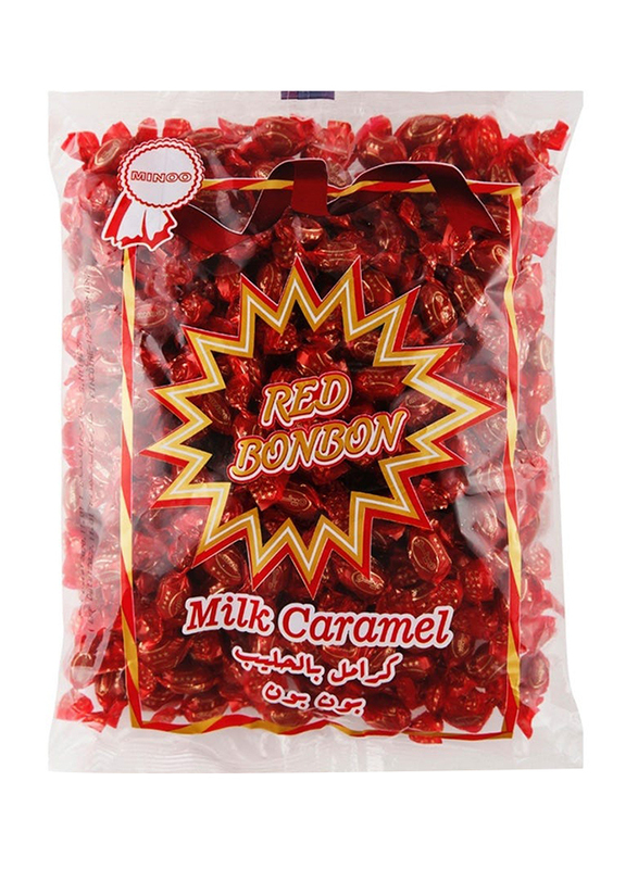 Minoo Red Bon Bon Milk Caramel Candy - 800 g