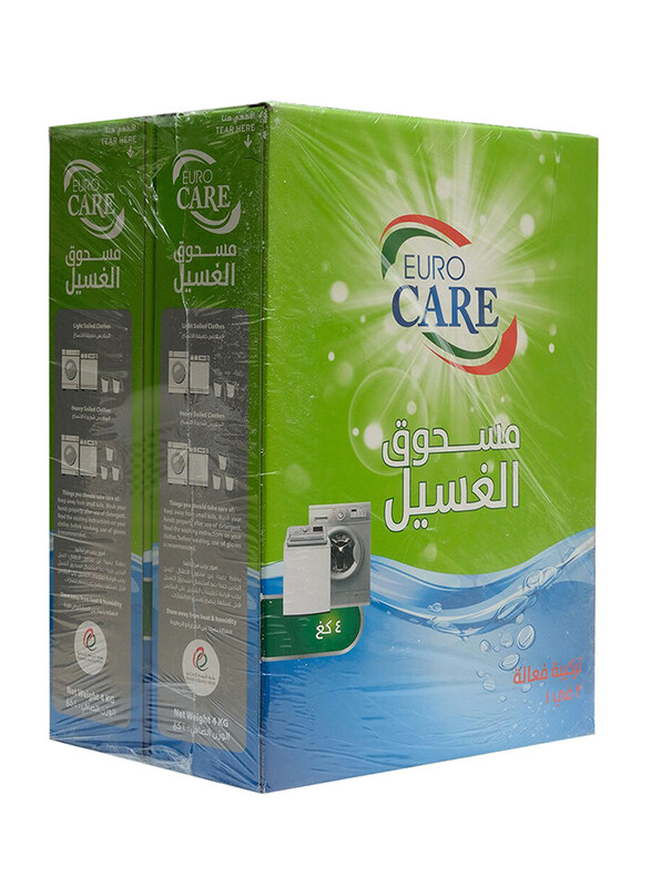 

Euro Care 2in1 Detergent Powder - 2 x 4 Kg