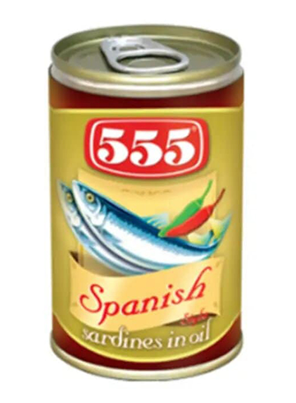 555 Sardines Spanish Style In Oil, 155g