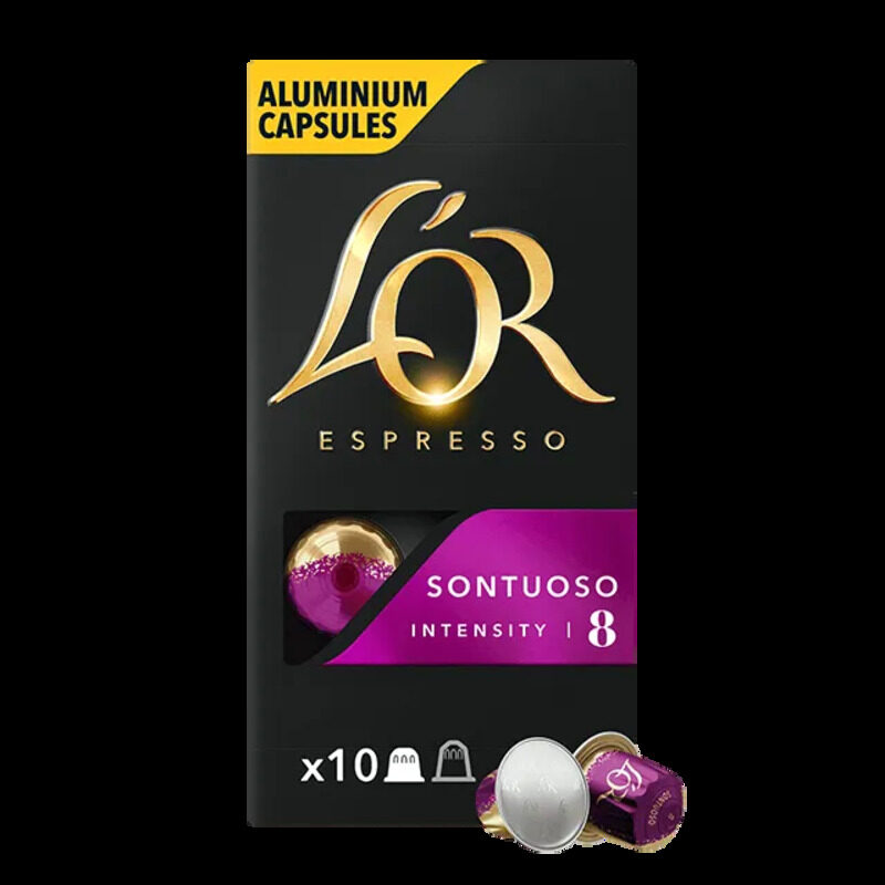 

Jacobs L'or Espresso Sontuoso Coffee Intensity 8, 10 Capsules, 52g