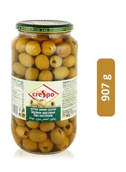 Crespo Pitted Green Olives Jar