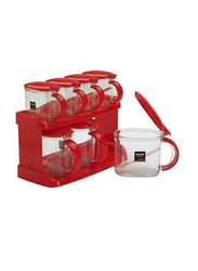Lion Star Ar-7 Aroma Series Set Of Seven, Red/Clear