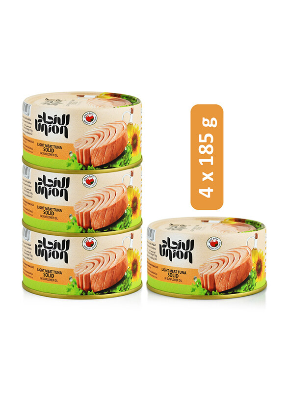 

Union Light Meat Tuna Chunks in Sunflower Oil, 3 x 185g