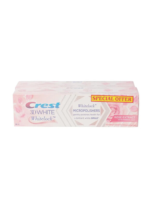

Crest 3D White Whitelock Micropolishers Toothpaste, 2 x 88ml