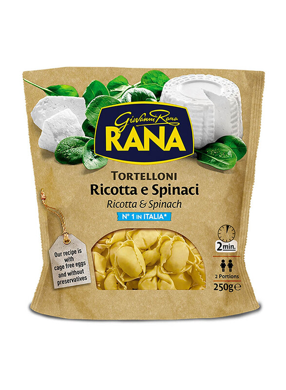 

Giovanni Rana Fresh Tortellini Ricotta & Spinach Filling, 250g