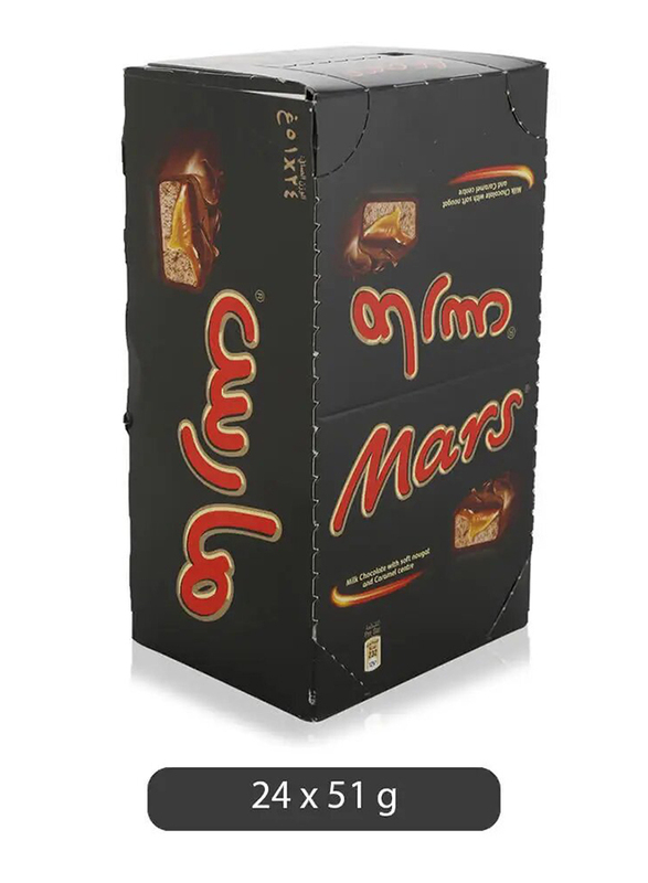 Mars Chocolate Bar - 24 x 51g