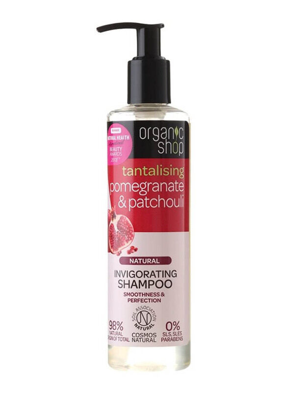 

Organic Shop Tantalising Pomegranate & Patchouli Invigorating Shampoo for All Hair Types, 280ml