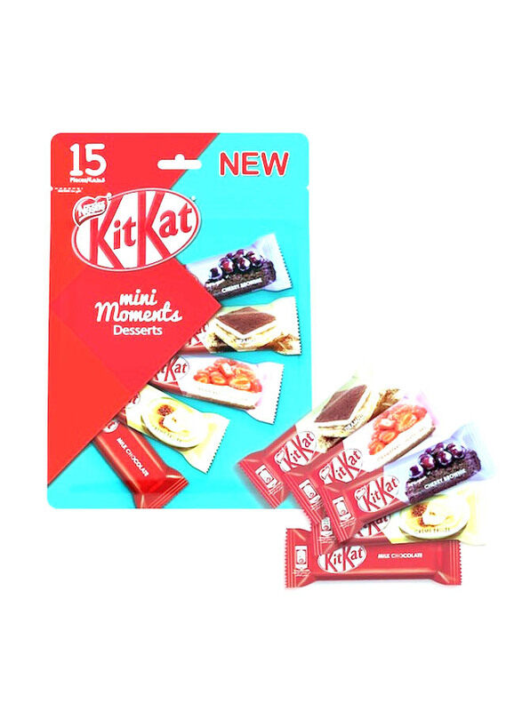 

Nestle Kitkat Mini Moments Deserts Chocolate Bag, 1 Piece x 255g