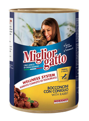 Miglior Gatto Chunks with Rabbit Cat Wet food, 405g