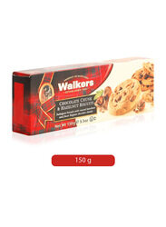 Walkers Chocolate Chunk & Hazelnut Biscuits, 150g