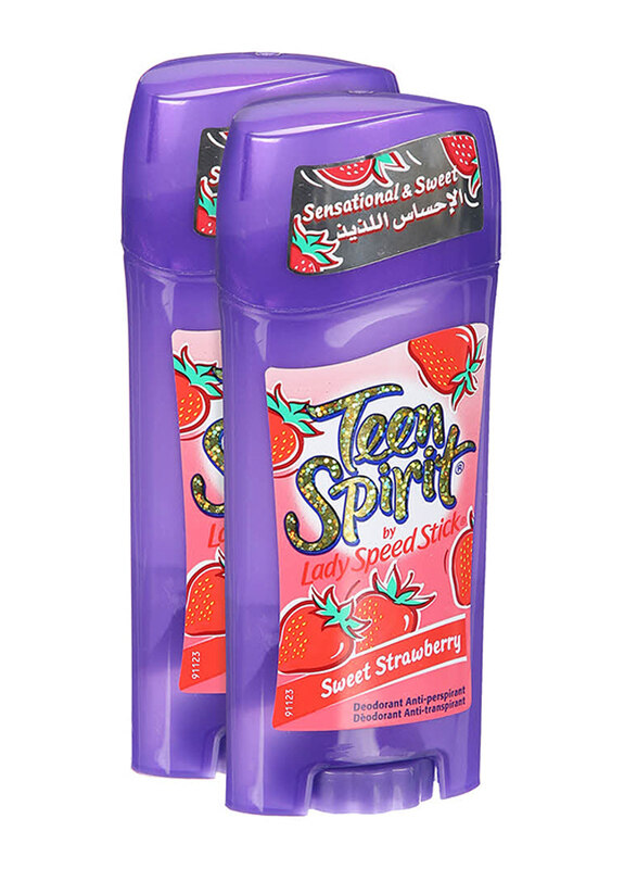 

Lady Speed Stick Sweet Strawberry Anti-Perspirant Deodorant, 2 Pieces x 65g