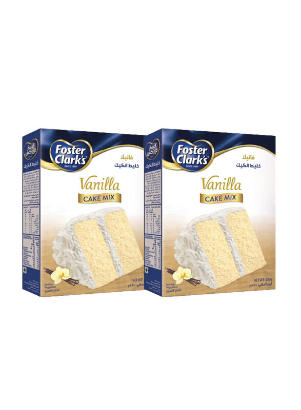 

Foster Clark's Cake Mix Vanilla, 2 x 500g