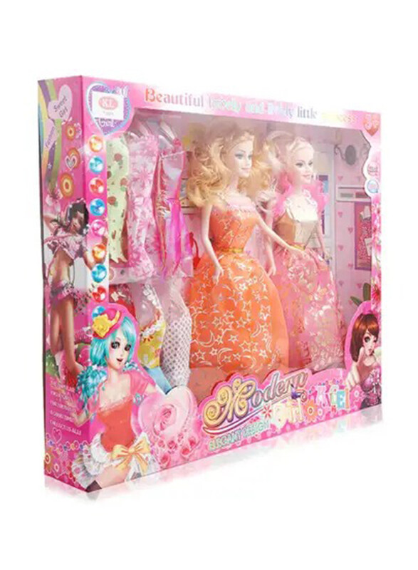 

Fashion Elegant Design Girl Doll Set, 2 Pieces