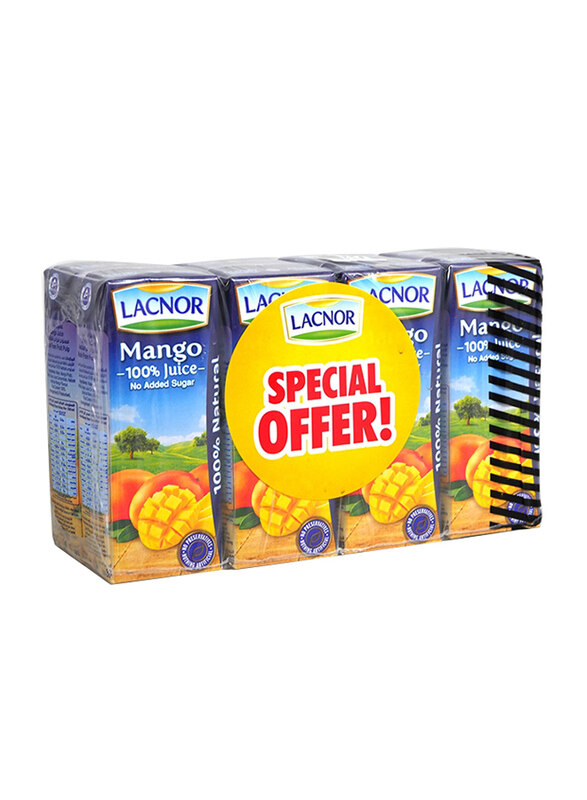 

Lacnor Mango Juice, 8 x 180 ml