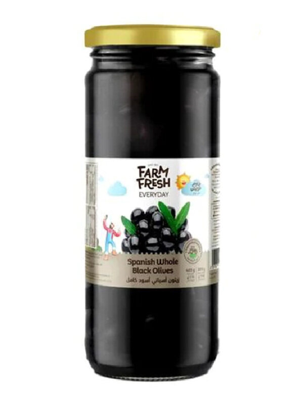 

Farm Fresh Black Pitted Olives, 340g