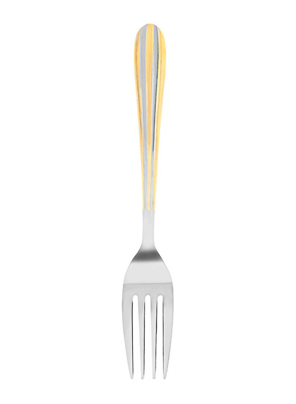 Blackstone 6-Piece Stainless Steel Fork Set, Silver/Gold