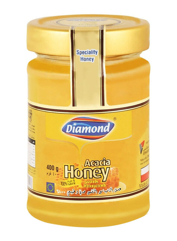 

Diamond Acacia Honey with Honeycomp, 400g