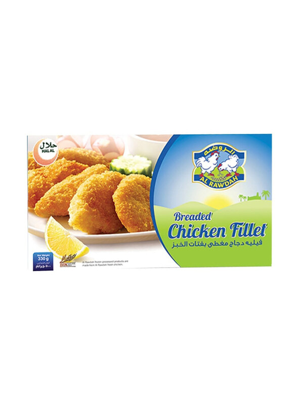 

Al Rawdah Breaded Chicken Fillet, 330g