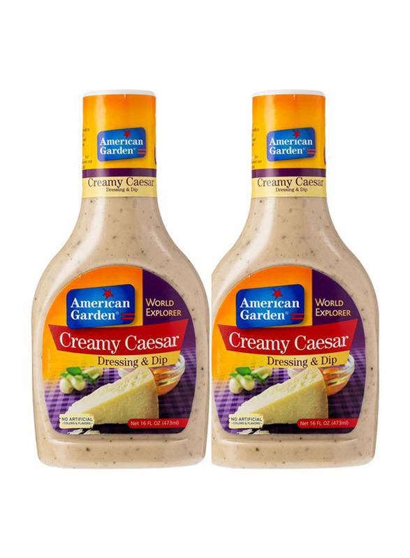 American Garden Creamy Caesar Dressing & Dip, 2 x 16 oz
