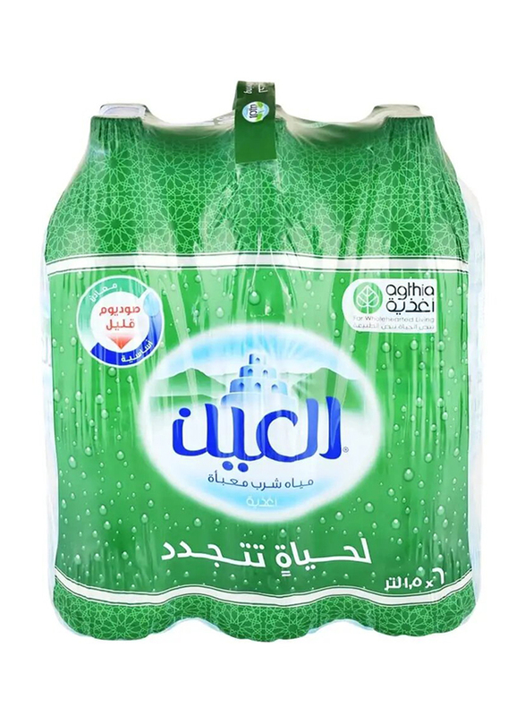 Al Ain Mineral Water, 6 Bottles x 1.5 Liter