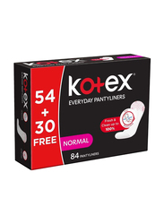 Kotex Natural Panty Liners Normal Size, 84 Pieces