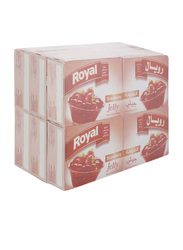 Royal Strawberry Flavor Jelly Mix, 12 Packets x 85g