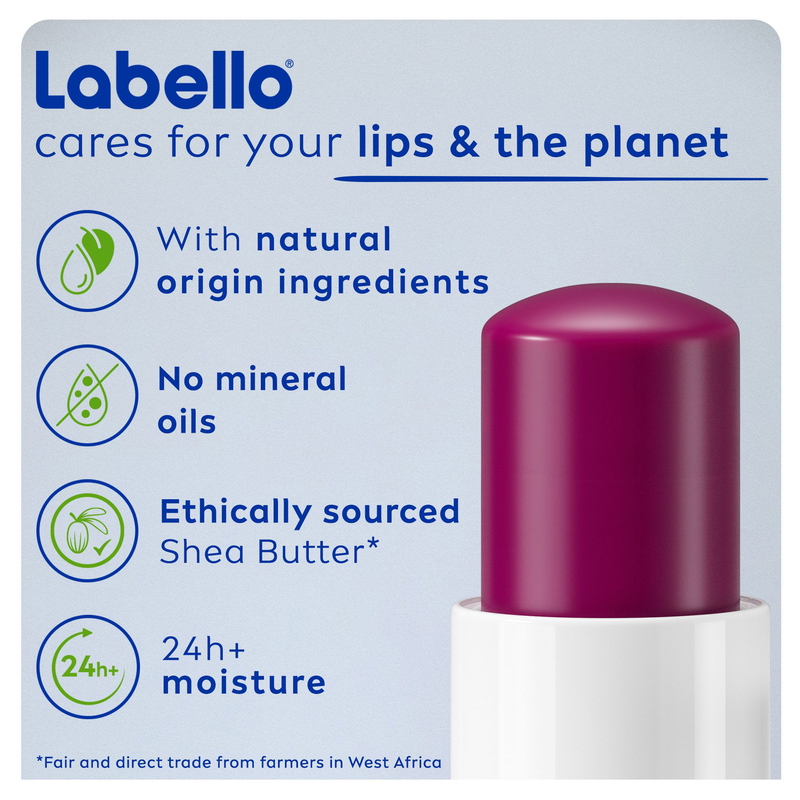 Labello Blackberry Shine Lip Care Balm, 4.8gm