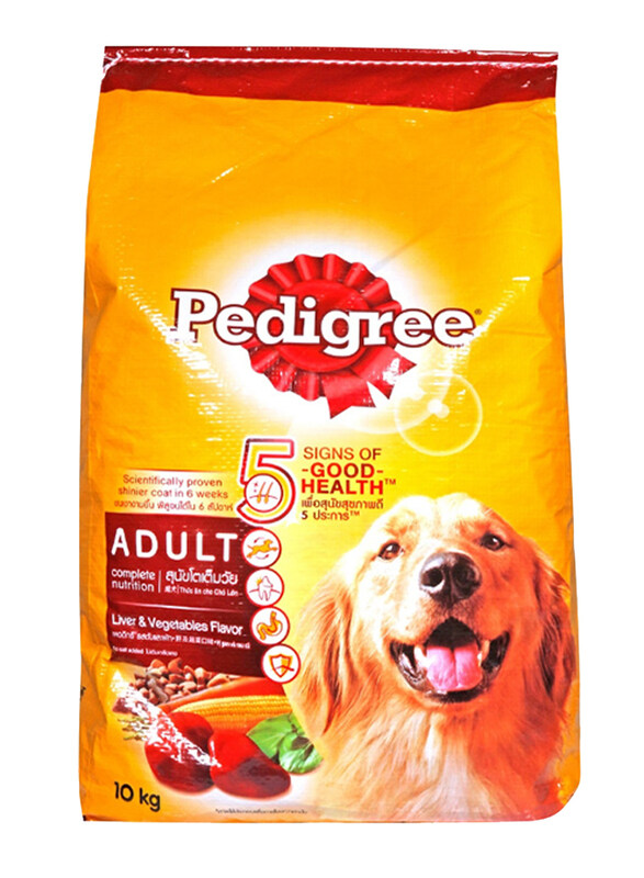

Pedigree Liver & Veg Flavor Dry Dog Food, 10 Kg