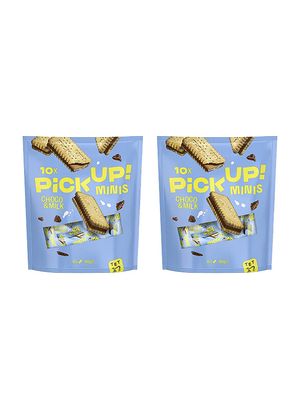 

Bahlsen Pick Up Minis Choco & Milk Biscuits, 2 x 106g