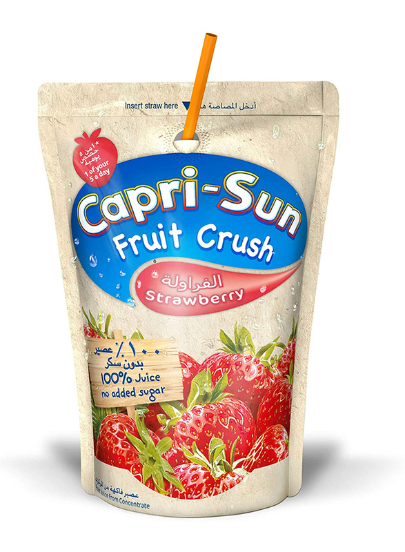 Capri Sun Strawberry Fruit Crush, 10 x 200ml