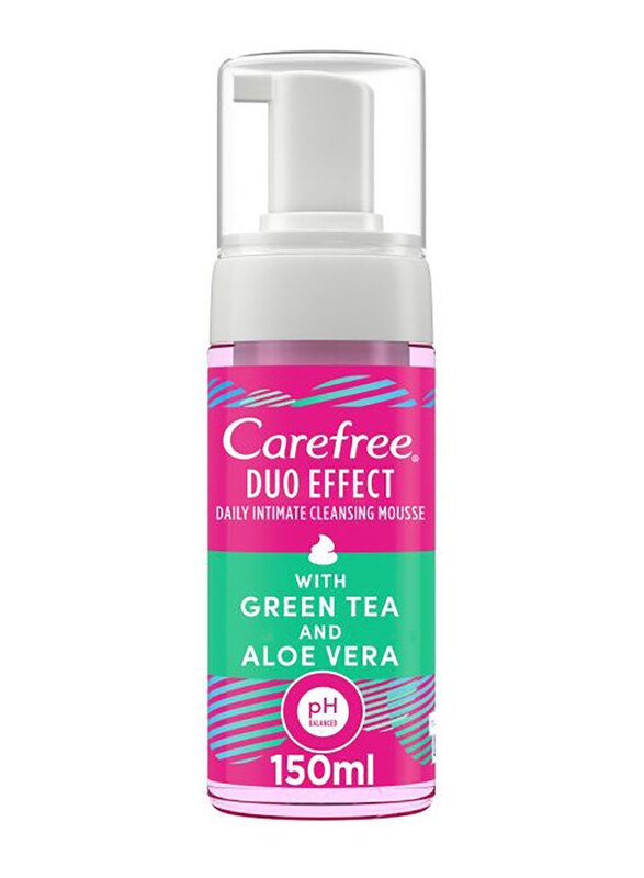 

Carefree Mousse Green Tea And Aloe Vera - 150ml