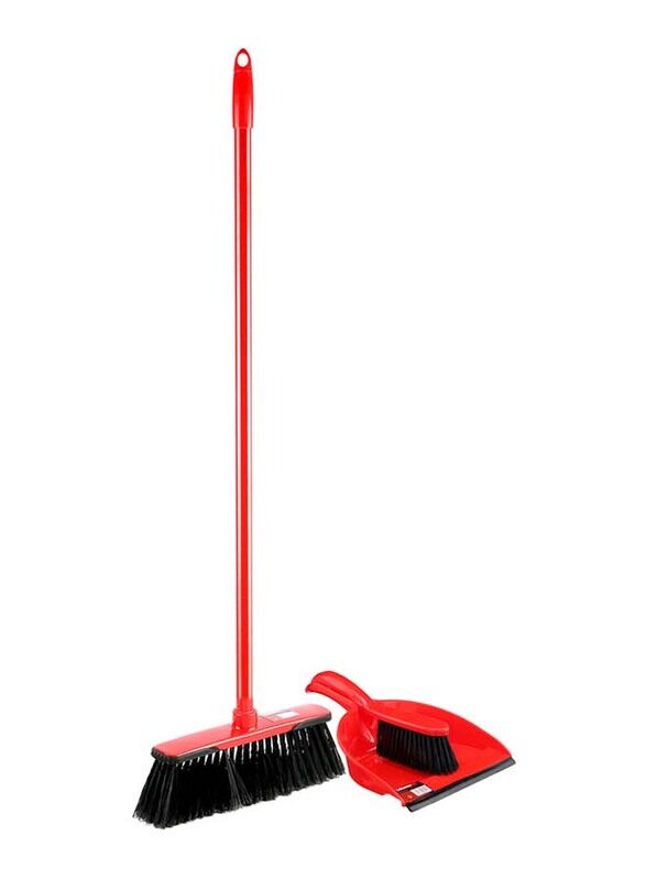 

Sirocco Broom Stick with Handle & Dust Pan Brush