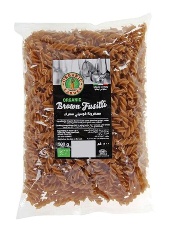 

Organic Larder Brown Fusilli - 500G