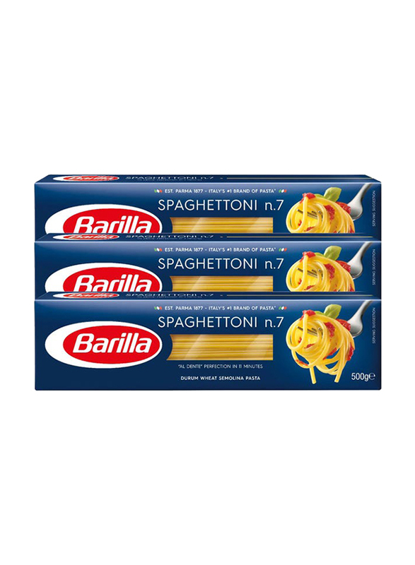 Barilla No.7 Spaghetti, 3 x 500g