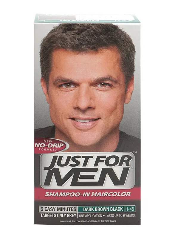 Just For Men Shampoo In Hair Colour, H45 Dark Brown, Brown