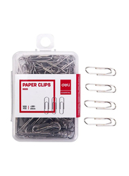 Deli Paper Clip, 29mm, 100 Pieces, Silver