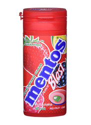 Mentos Pocket Bottle Red Fruit Lime Chewing Gum, 24g