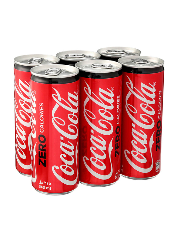 Coca-Cola Soft Drink Assorted - 6 x 245ml