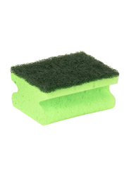Scotch Brite Anti-Bacterial Nail Saver Scrub Sponge, 4 Pieces, Green