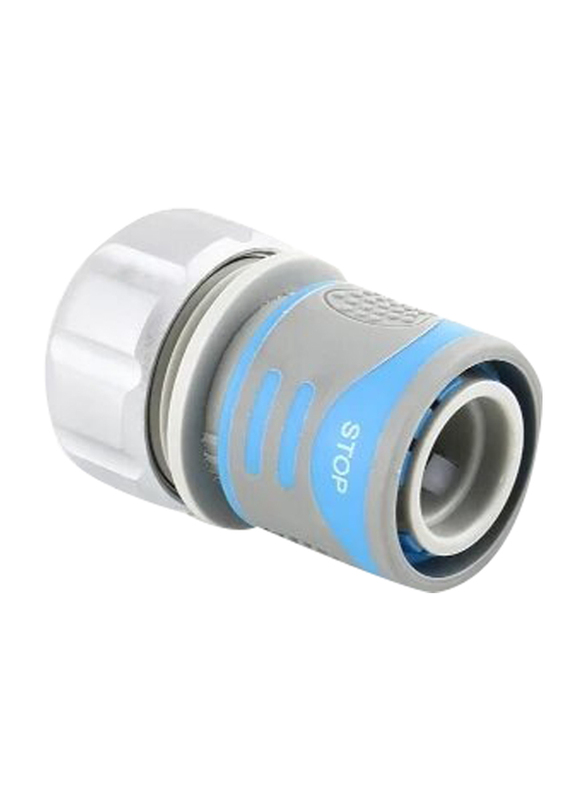 Aquacraft Premium Metal Stop Connector, 550044, Blue/Grey