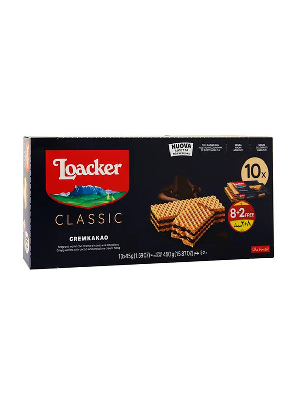 Loacker Creakakao - 45g (8+2 Free)