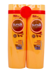 Sunsilk Soft and Smooth Shampoo, 2 x 350ml