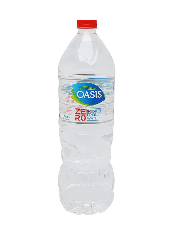 Oasis Zero Sodium Free Water, 1.5L
