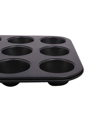 Homemaker 12-Cup Mini Muffin Pan, Black