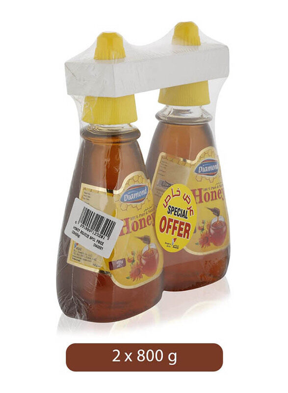 

Diamond Honey, 2 Squeeze Bottle x 400g