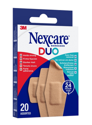 Nexcare Duo Plasters, 20 Piece